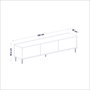 Hanah Home Soporte para TV Imaj - Antracita